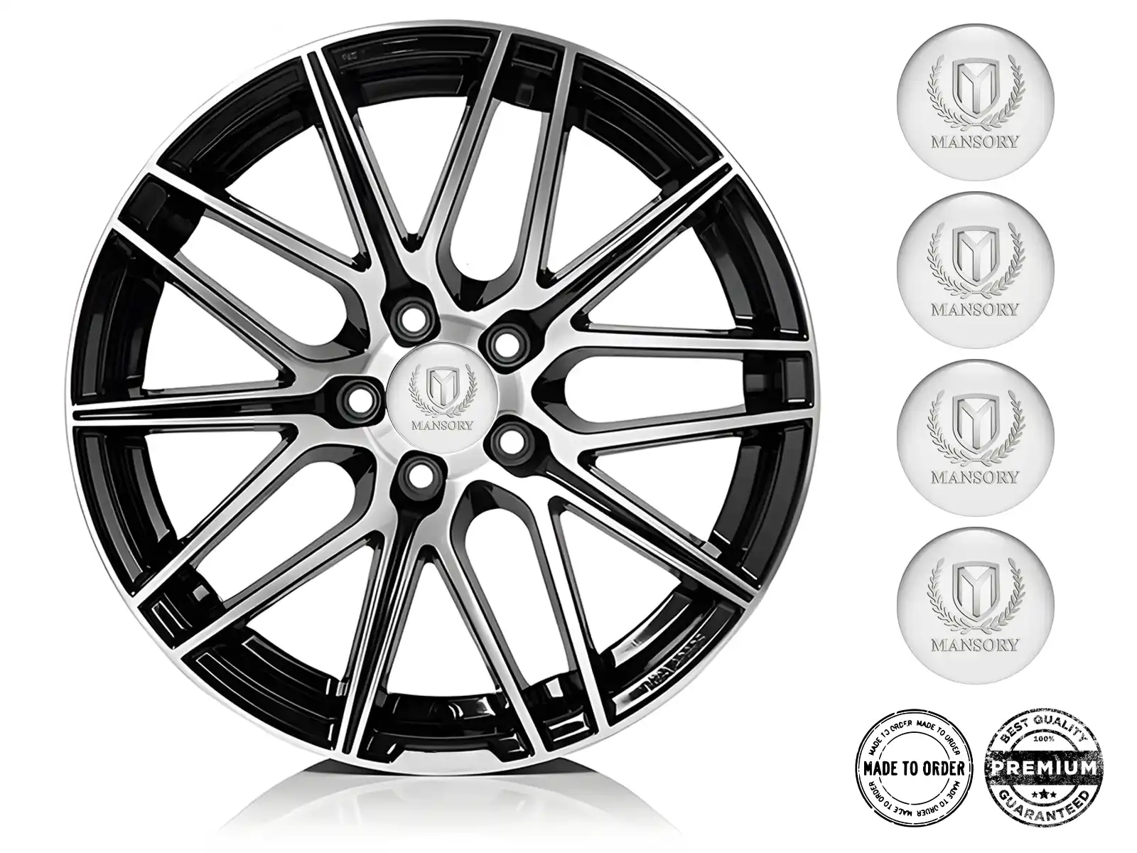 Mansory Emblema de Rueda Edición Pegatinas de Cúpula Premium